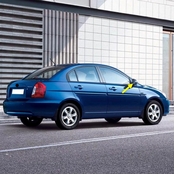 Hyundai Accent ERA 2006-2011 Sağ Dikiz Ayna Camı Manuel 87621-1E000 ürün görseli 1