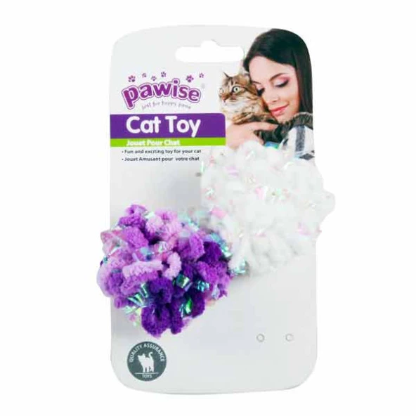 Pawise 2 Pk Glitter Caddice Balls ürün görseli 1