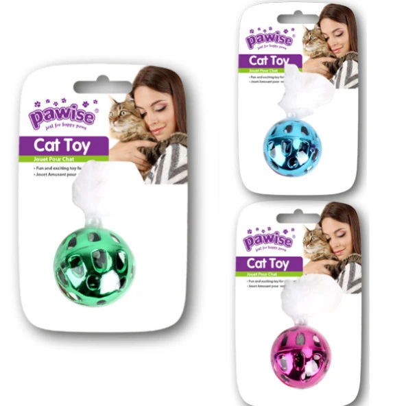 Pawise Metalik Top Kedi Oyuncağı ürün görseli 1