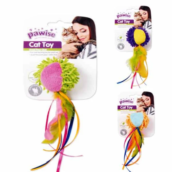 Pawise Kumaş Oyuncak Meow Meow Life-Ball With Tail ürün görseli 1