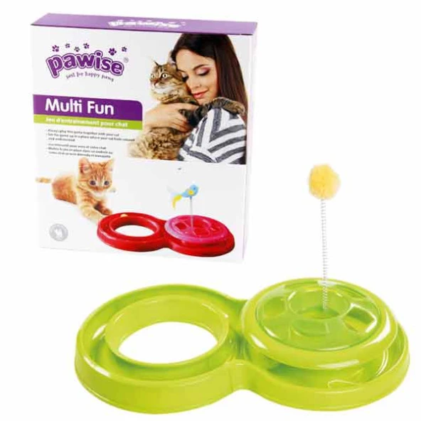 Pawise Plastik Parkur Oyuncak Great Fun Cat Toy ürün görseli 1