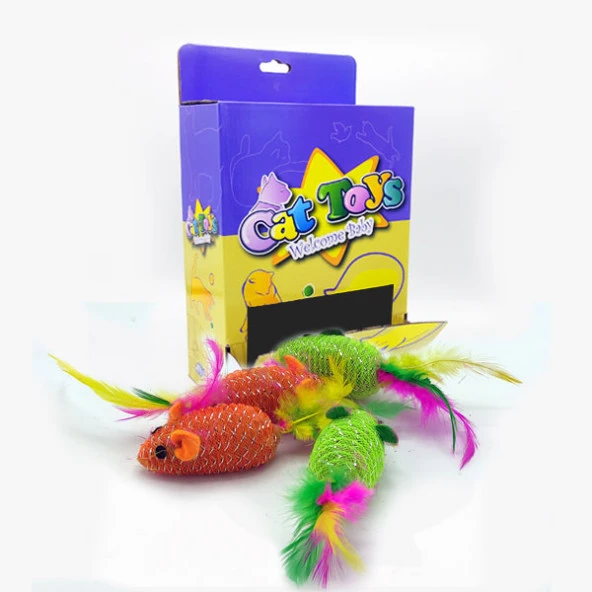 Fare Renkli Yumuşak 7 Cm (36 Lı Paket) ürün görseli 1