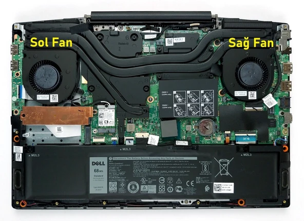 Dell G515-6S80W165C Fan V2 (Sol Fan) ürün görseli 1