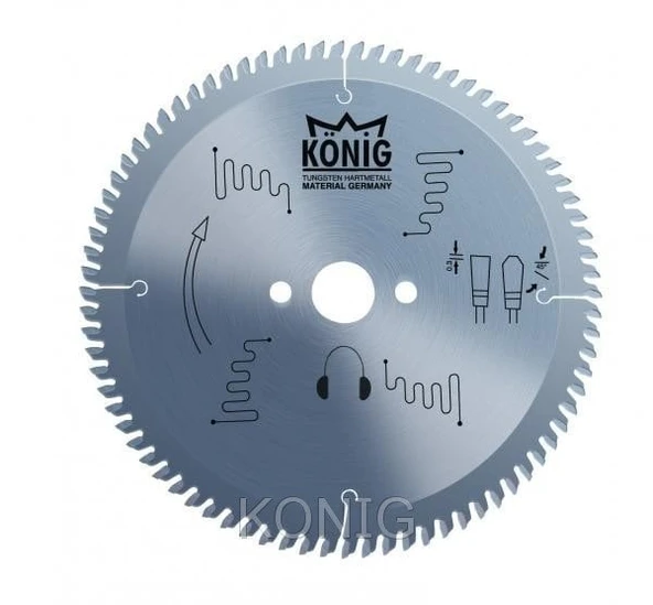König Germany 400*120 Aluminyum ve PVC Elmas Daire Testere ürün görseli 1