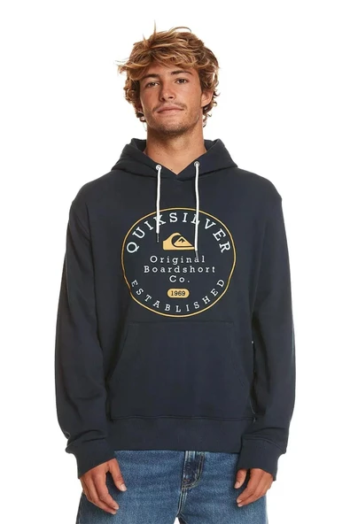Quiksilver EQYSF03150 Circle Trim Hoodie Erkek Sweatshirt ürün görseli 1