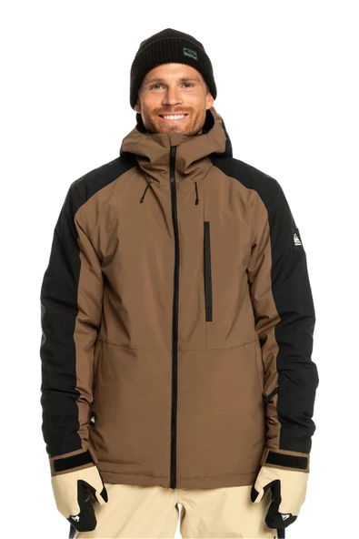 Quiksilver Mission Block Erkek Kahverengi Snowboard Montu ürün görseli 1