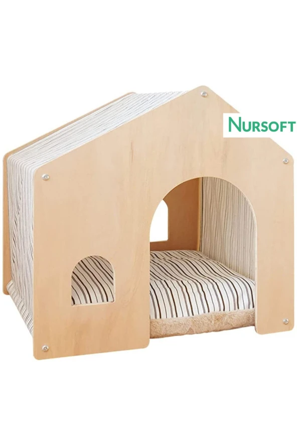 Lüx Kedi Evi Kedi Yuvası NR-0086 Ahşap ürün görseli 1
