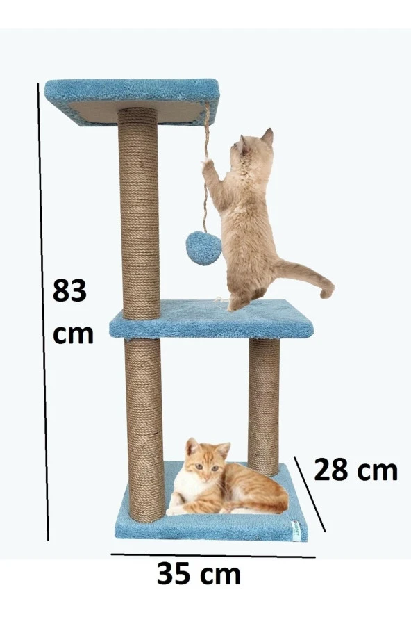 Mega Boy Step Kedi Tırmalama Tahtası - Resim 2