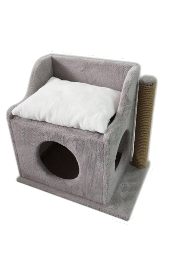 Teraslı Kedi Tırmalama Evi Nr-0062 ürün görseli 1