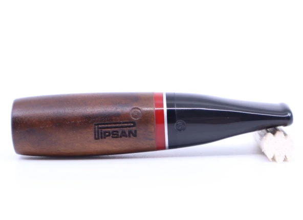 Pipsan Toscanello  Backwoods Ağızlık Kahverengi - Kırmızı/Siyah Şeritli ürün görseli 1