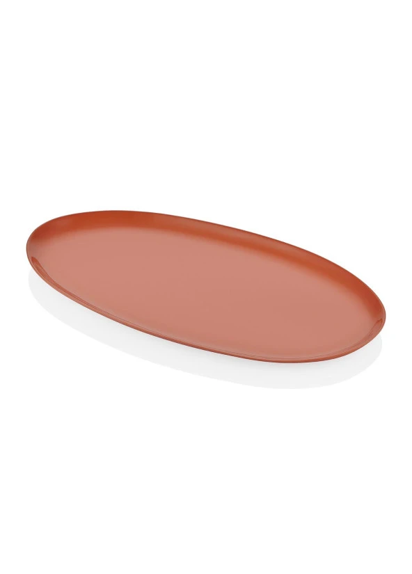 The Mia Cotta Limoges Oval Servis Terracota 43x22 cm ürün görseli 1