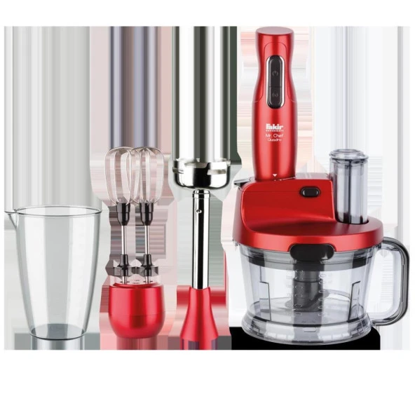 FAKİR Mr Chef Quadro Blender Set Rouge ürün görseli 1