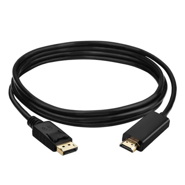 Displayport To Hdmi Çevirici Dönüştürücü Adaptör Kablosu 1.8 Metre ürün görseli 1