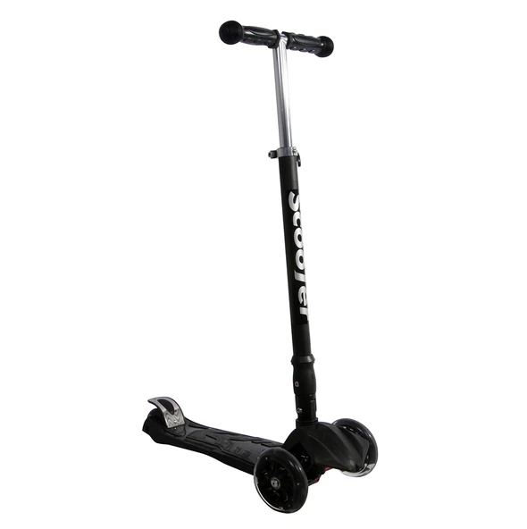 Xslide Işıklı Tekerlekli Scooter-SİYAH ürün görseli 1