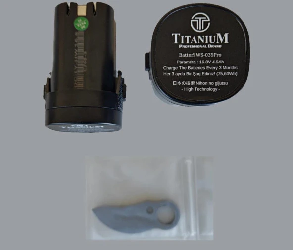 Titanium WS035 PRO 35mm 2 Akülü Budama Makası - Resim 4