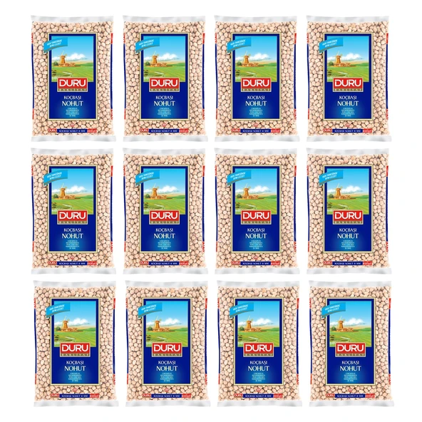 Duru Koçbaşı Nohut 8mm 1 Kg X 12 Adet ürün görseli 1