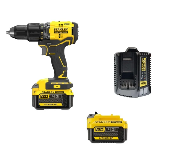 Stanley Fatmax Sbd715B 18V 4.0 Ah Çift Akülü Darbeli Vidalama ürün görseli 1
