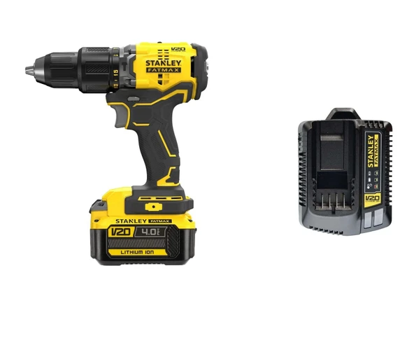Stanley Fatmax Sbd715B 18V 4.0 Ah Tek Akülü Darbeli Vidalama ürün görseli 1