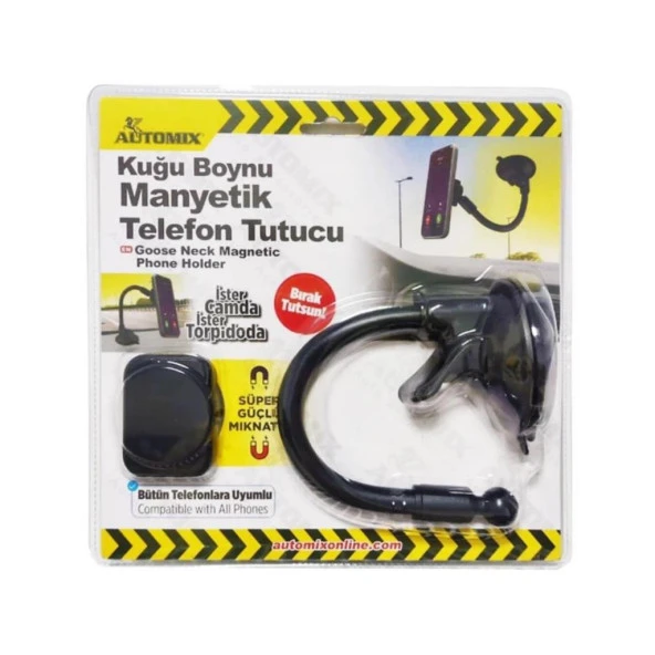 Automix Kuğu Boynu Manyetik Telefon Tutucu ürün görseli 1