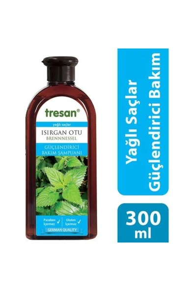 Tresan Yağlı Saçlar İçin Isırgan Otu Güçlendirici Bakım Şampuanı 300 ml ürün görseli 1