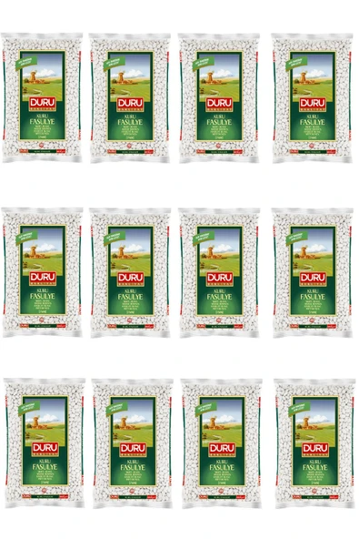 Duru Kuru Fasulye 7mm 1 Kg X 12 Adet ürün görseli 1