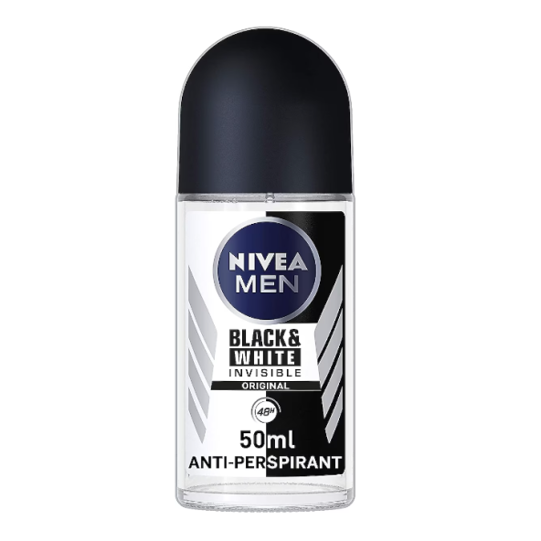 Nivea Black & White Invisible Roll-On For Men Original 50 ml ürün görseli 1
