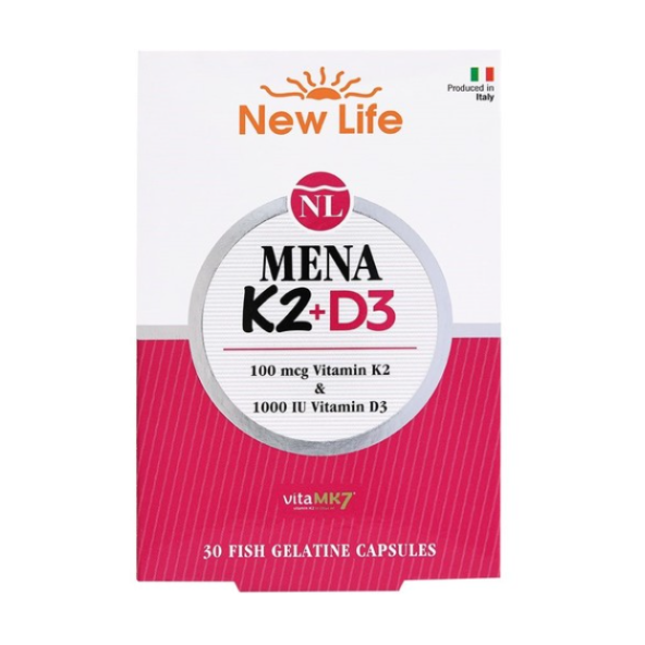 New Life Mena K2+D3 30 Kapsül ürün görseli 1