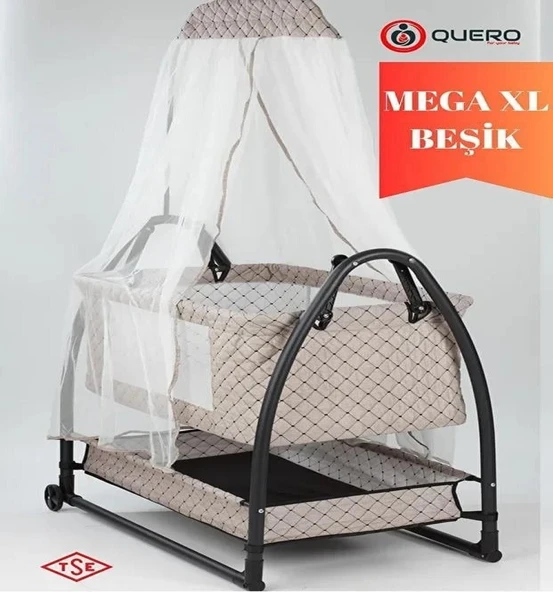Quero Diva Anne Yanı Sallanır Beşik 0-18 Ay / Kahve ürün görseli 1