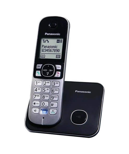 PANASONIC KX-TG 6811 DECT - SİYAH ürün görseli 1