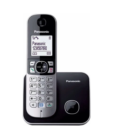 PANASONIC KX-TG 6811 DECT - SİYAH - Resim 3