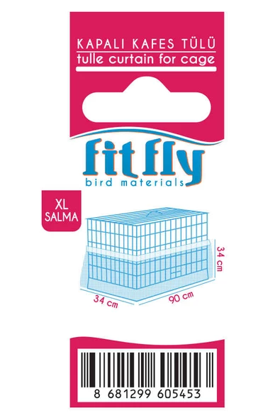 Kapalı Lüx Tül XL Salma 34x90x34 ürün görseli 1