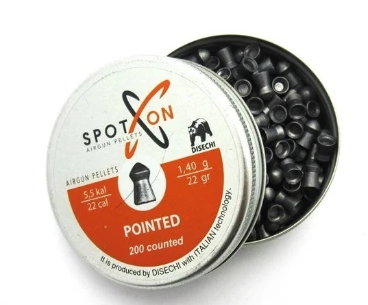 Spoton Pointed 22 Grain 5,5 mm Havalı Saçması 200 Adet ürün görseli 1