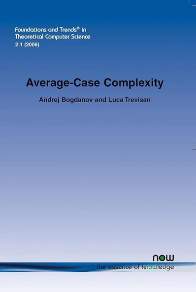 Average-Case Complexity Andrej Bogdanov ürün görseli 1