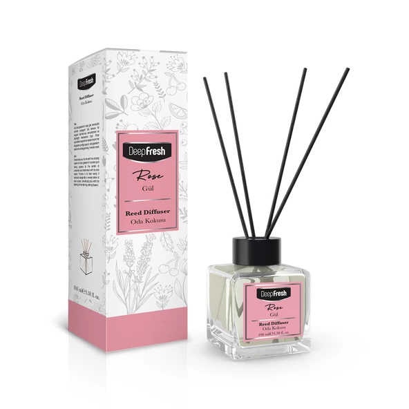 Deep Fresh Çubuklu Oda Kokusu Gül 100 ml ürün görseli 1