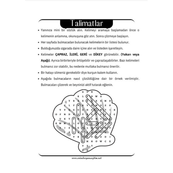 İngilizce Kelime Bulmaca Kitap Seti (3 Kitap- 4000 Kelime) - Resim 2