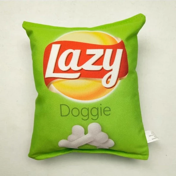Tineke CİPS DAYANIKLI  CIZIRTILI VE KETİ OTLU  KEDİ  OYUNCAĞI ( LAZY ) 1 ADET ürün görseli 1