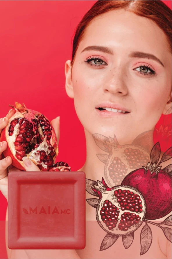 Maia Nar Çekirdeği Sabun 150 gr - Resim 2