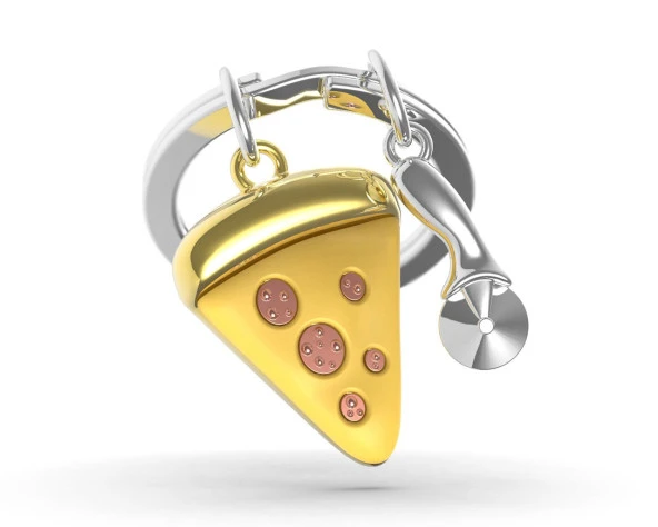 Metalmorphose Pizza Anahtarlık - Resim 5