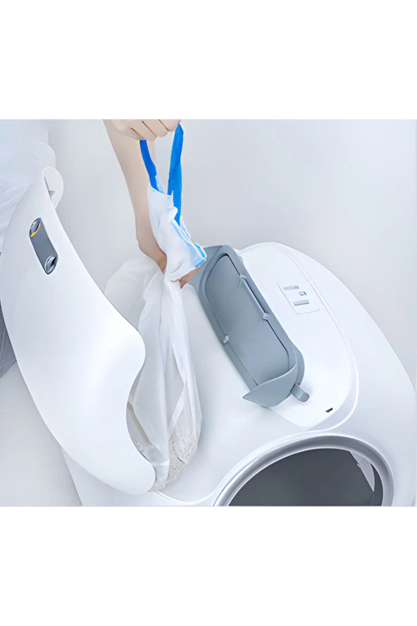 SmartCat Cleaner Kedi Tuvaleti Uyumlu Büzgülü Çöp Poşeti 3lü Set(3x15 Adet, 50mm x 46mm) ürün görseli 1