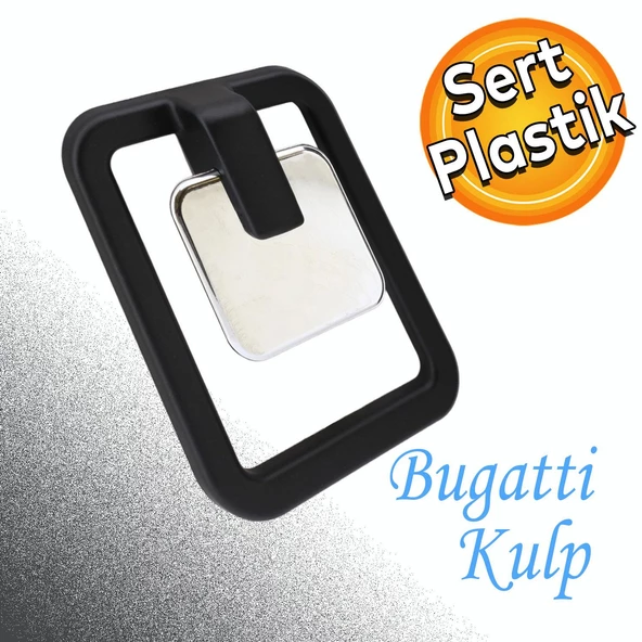 Mobilya Konsol Büyük Bugatti Sarkaç Dolap Çekmece Kulpu Kulbu Krom Mat Siyah Plastik Kulp ürün görseli 1