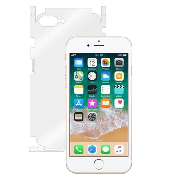 İphone 5-5S-5 SE Uyumlu Arka Koruma 360 Full Kaplama ARKA (Şeffaf) ürün görseli 1