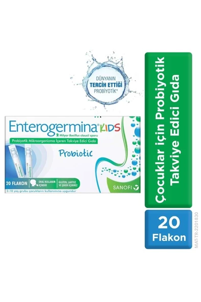 Enterogermina Çocuklar İçin 5 ml x 20 Flakon - Resim 9