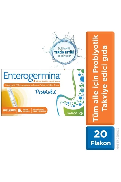 Enterogermina Yetişkin 5 ml 20 Flakon - Resim 8