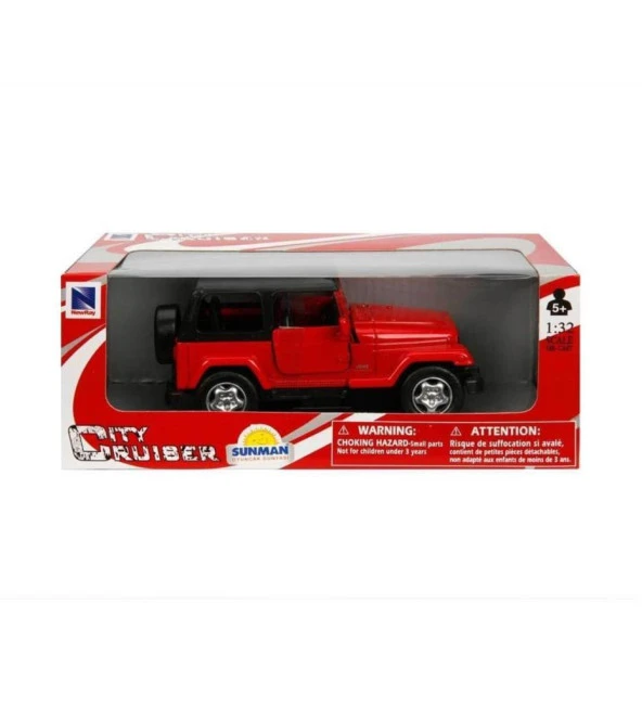 Sunman City Cruiser Jeep Wrangler 1/32 Model Araba ürün görseli 1