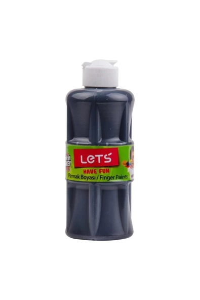 LETS PARMAK BOYASI 250 ML SİYAH RENK ürün görseli 1