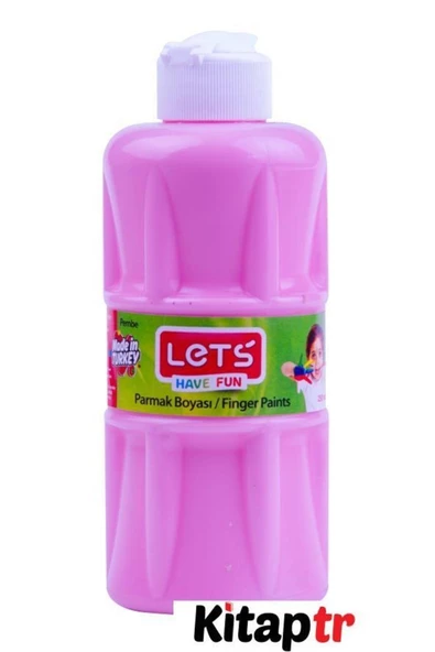 LETS PARMAK BOYASI 250 ML PEMBE RENK ürün görseli 1