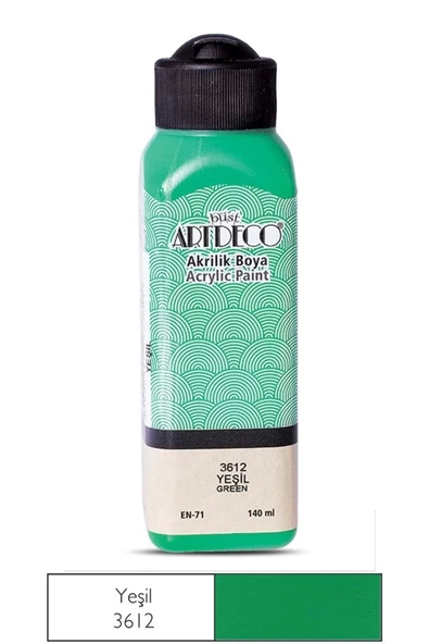 ARTDECO AKRİLİK BOYA 140 ML YEŞİL ürün görseli 1