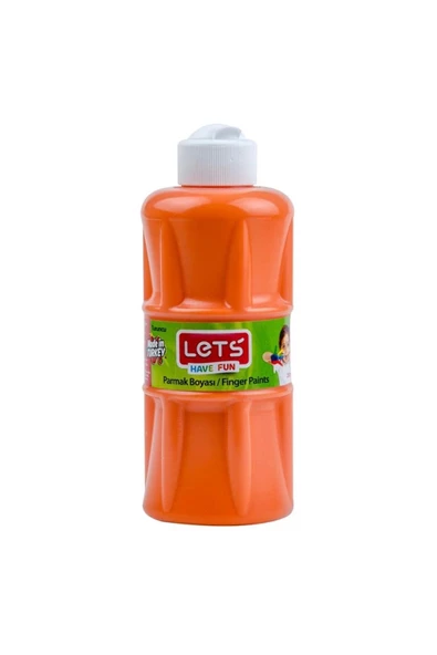 LETS PARMAK BOYASI 250 ML TURUNCU RENK ürün görseli 1