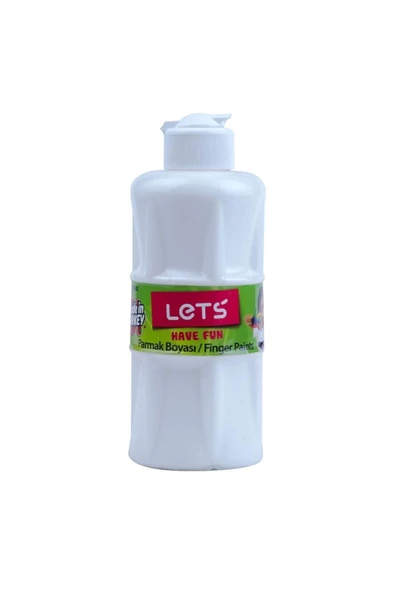 LETS PARMAK BOYASI 250 ML BEYAZ RENK ürün görseli 1