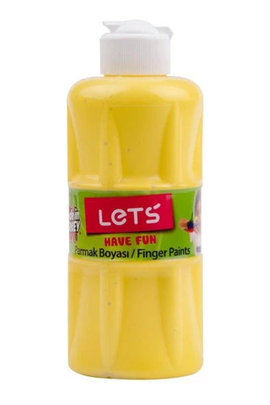 LETS PARMAK BOYASI 250 ML SARI RENK ürün görseli 1
